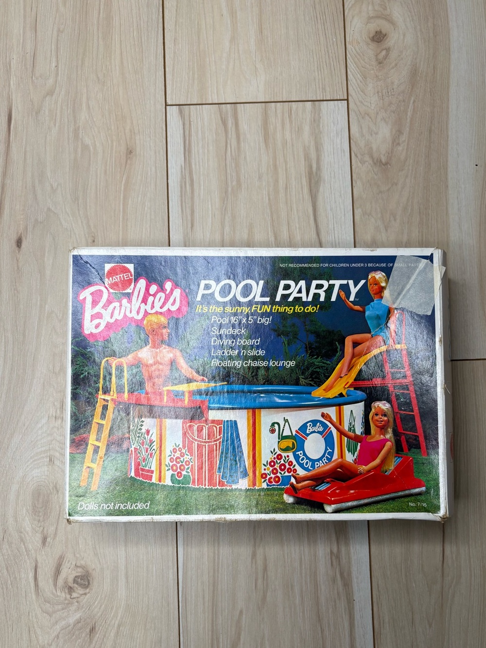 Barbie Pool Party Playset - Blue, Red, Yellow